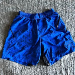 Men’s Lululemon, Brief Lined Pacemaker Shorts, Small